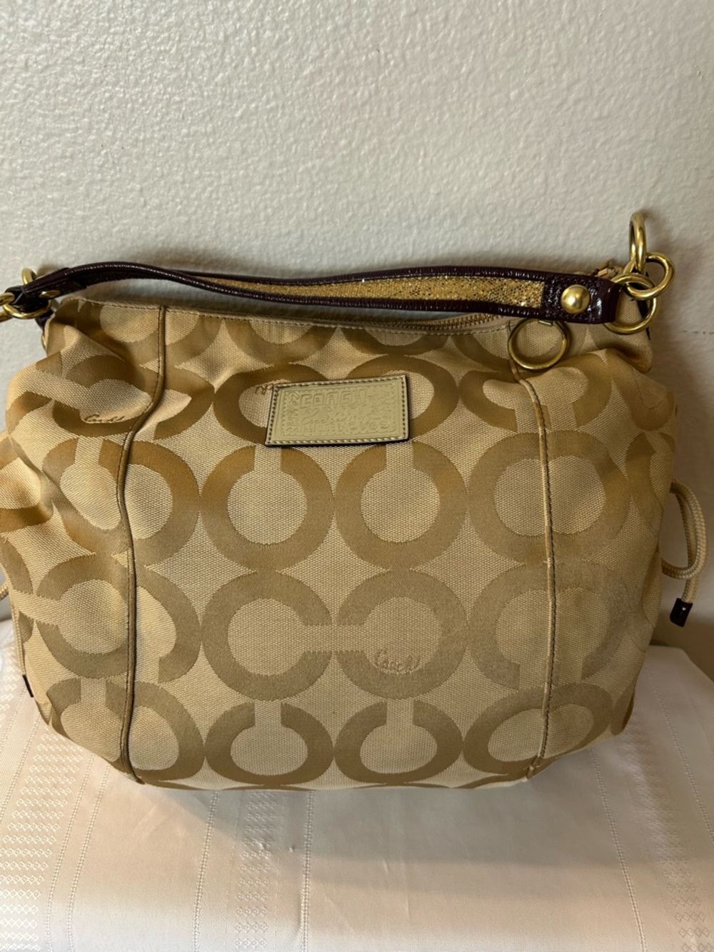 COACH Poppy Multicolor Signature Hobo Bag - Picture 4 of 16
